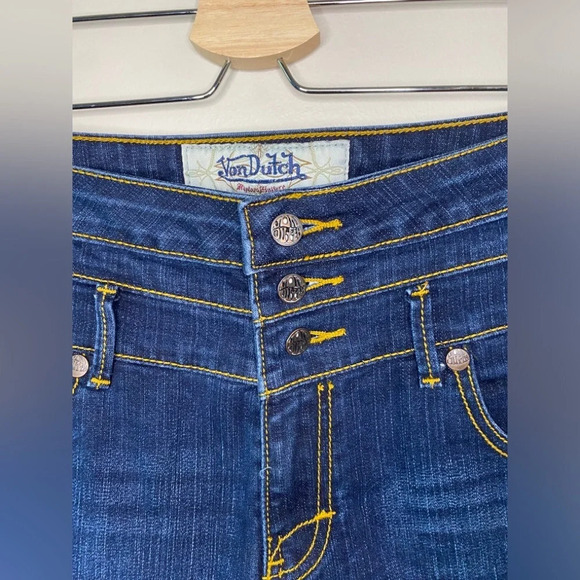 Vintage Y2K Von Dutch Jean Shorts - Picture 4 of 7